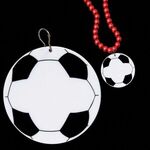 Soccer Ball Plastic Medallion Badges