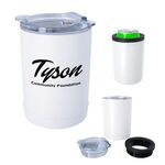 2-In-1 Copper Insulated Beverage Holder And Tumbler -  