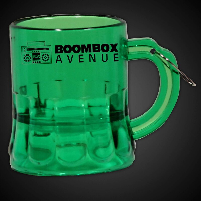 Main Product Image for 2 oz. Green Beer Mug Medallion with J-Hook