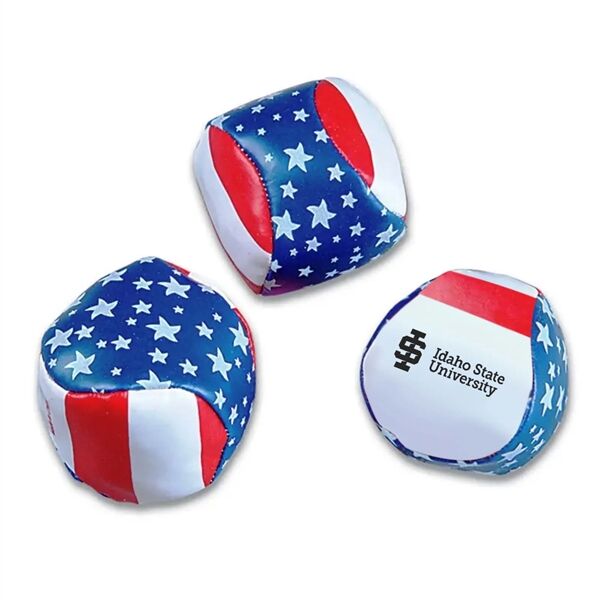 Main Product Image for  Custom Printed USA Hacky Sack 2"