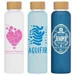 Buy Custom Imprinted Lucerne Frosted Borosilicate Glass Bottle 20 oz