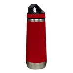 20 Oz. Hunter Stainless Steel Bottle - Red