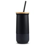 20 oz. Intrigue Vacuum Straw Tumbler - Black