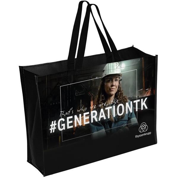 Main Product Image for Custom Printed Laminated Full-Color Tote Bag 20" x 16"