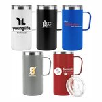 20oz Stainless Steel Camping Mug -  