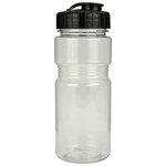 20oz Translucent Recreation Bottle with Flip Top Lid