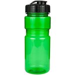 20oz Translucent Recreation Bottle with Flip Top Lid