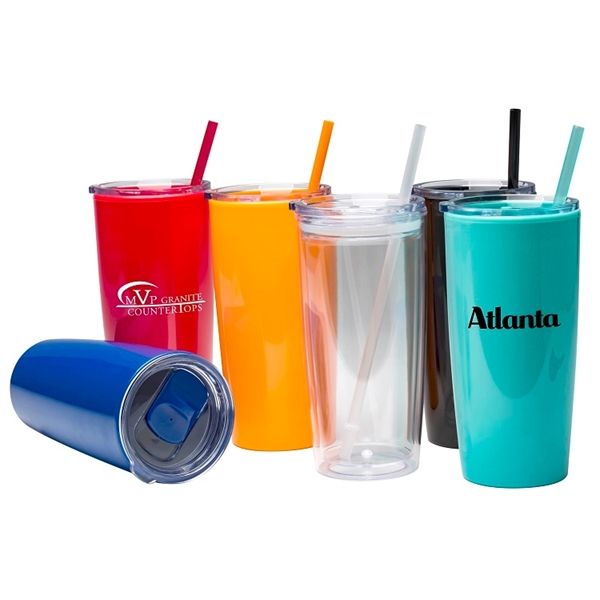 Main Product Image for Travel Cup Imprinted Captiva Double Wall Tumbler 22 Oz USA Made