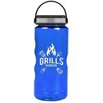 22 Oz. MIni Mountain Bottle EZ-Grip Lid - Transparent Blue