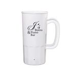 22 Oz. Plastic Stein - White