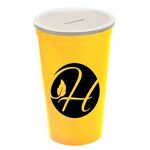 22 Oz. Stadium Cup With Coin Slot Lid -  