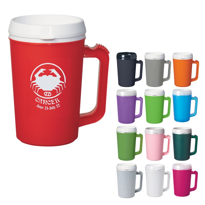 Main Product Image for Imprinted 22 Oz Thermo Insulated Mug