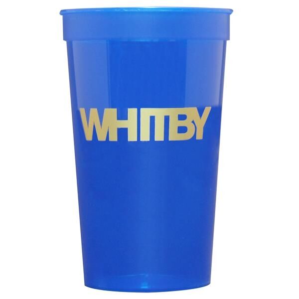 Main Product Image for USA Made 22 Oz Smooth Color Translucent Stadium Cup