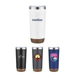 22 Oz. Vacuum Tumbler with Cork Bottom -  