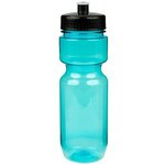 22oz Translucent Bike Bottle with Push Pull Lid