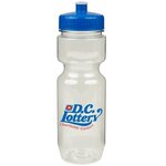 22oz Translucent Bike Bottle with Push Pull Lid