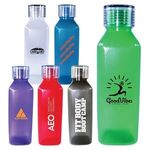 24 oz. Classic Edge Bottle with Standard Lid - Transparent Purple