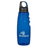 24 Oz. Crest Carabiner Sports Bottle - Blue