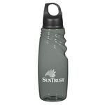 24 Oz. Crest Carabiner Sports Bottle - Charcoal