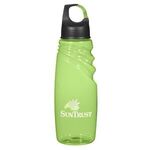 24 Oz. Crest Carabiner Sports Bottle - Lime