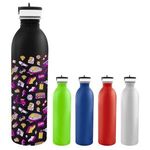 Buy 24 Oz. Full Color Stainless Steel Newcastle Bottle