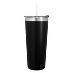 24 Oz. Full Laser Colma Basics Tumbler - White Straw