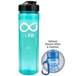 24 oz. Prestige Bottle with Flip Top Lid -  