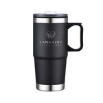 24 Oz. S/S Travel Mug with Stainless Steel Bottom -  