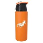 24 Oz. Velvet Touch Aluminum Bottle - Orange