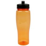 24oz Translucent Contour Bottle with Push Pull Lid