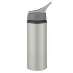 25 Oz. Aluminum Bike Bottle - Metallic Silver