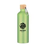 25 Oz. Aluminum Tundra Bike Bottle With Bamboo Lid -  