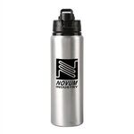 25 oz. Aspen Aluminum Insulated Water Bottle - Silver