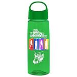 26 oz. Fair Bottle with Oval Crest Lid - Digital - T. Green