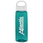 26 oz. Fair Bottle with Oval Crest Lid - Teal