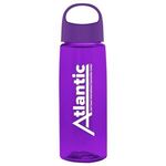 26 oz. Fair Bottle with Oval Crest Lid - Violet