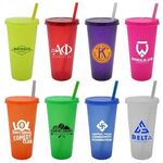 26 oz. Tumbler with Lid and Straw - Extra