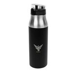 26 Oz. Wilder Stainless Steel Bottle - Silver With Black