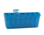 28 Compartment Med Minder - Translucent Blue