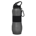 28 Oz. Stainless Steel Sport Grip Bottle -  