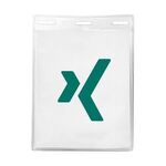 Buy 3 5/16" x 4 1/4" Printed Vertical Vinyl Pouch