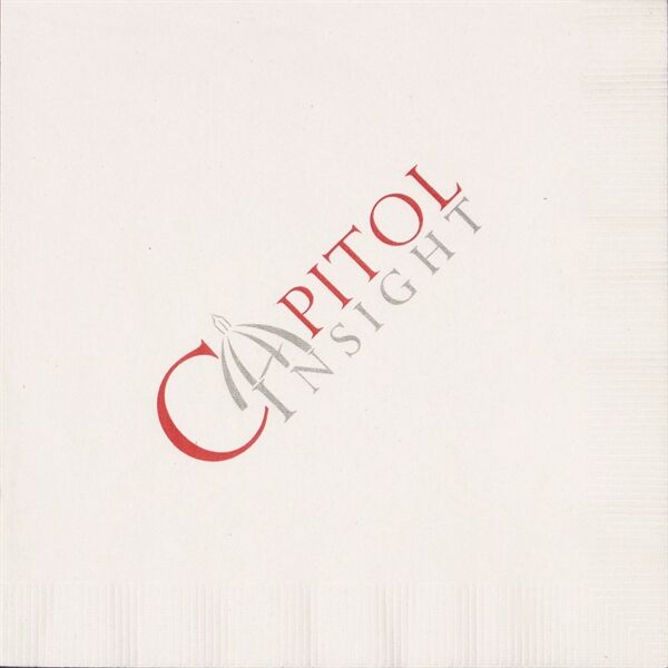 Main Product Image for USA Made 6.5"X6.5" White 3-Ply Luncheon Napkins - The 500 Line