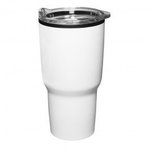 30 oz. Mondo Insulated Tumbler - White