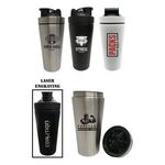 Buy Custom Printed Stainless Steel Shaker Bottle - 30oz