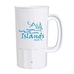 32 Oz. Beer Stein - White