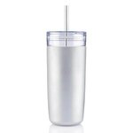 32 oz. Bermuda Tumbler with Silicone Sleeve - Silver