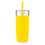 32 oz. Bermuda Tumbler with Silicone Sleeve - Yellow