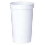 32 oz. Smooth - Stadium Cup - White