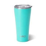 32 Oz. Swig Life(TM) Stainless Steel Shimmer Aquamarine Tumbler - Aqua