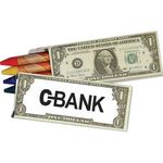 Buy Custom Imprinted 4 Pack Money Crayons